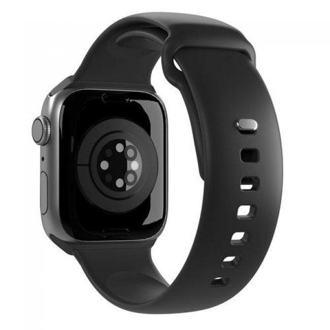 Set 3 correas Puro Icon Negro para Apple Watch 42/44/45/49 mm