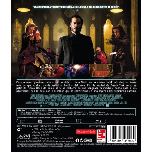 John Wick (Otro Día Para Matar) - Blu-ray