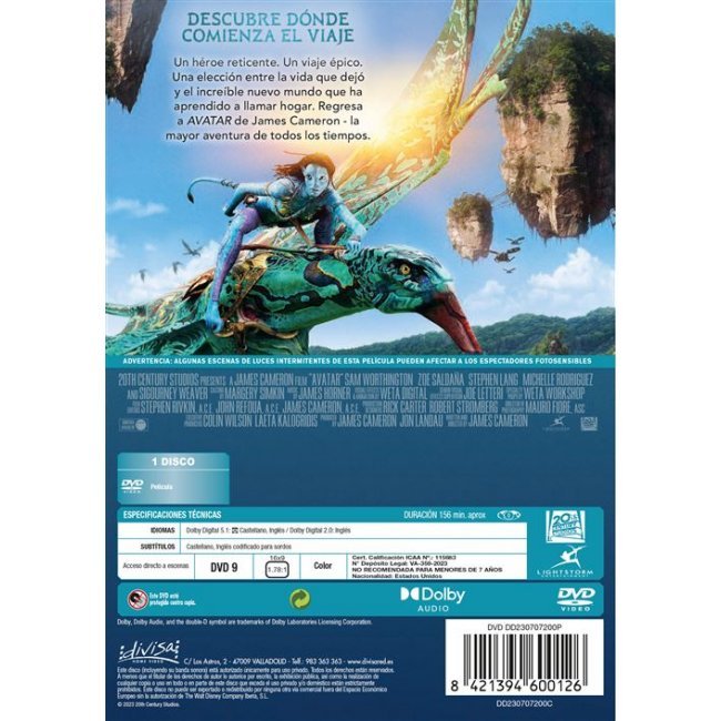 Avatar Ed Especial Remasterizada - DVD
