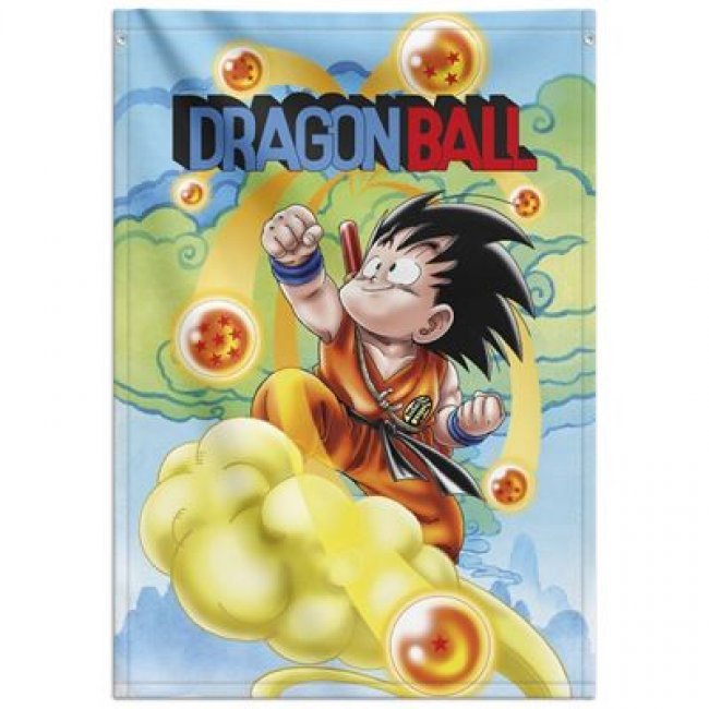 Banderola Dragon BALL Goku en nube