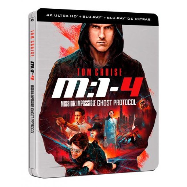 Mision Imposible 4: Protocolo Fantasma  -  Steelbook UHD + Blu-ray