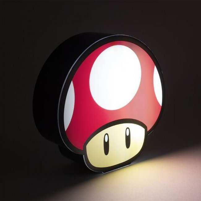 Lámpara Nintendo Super Mario Champiñ?ón Rojo