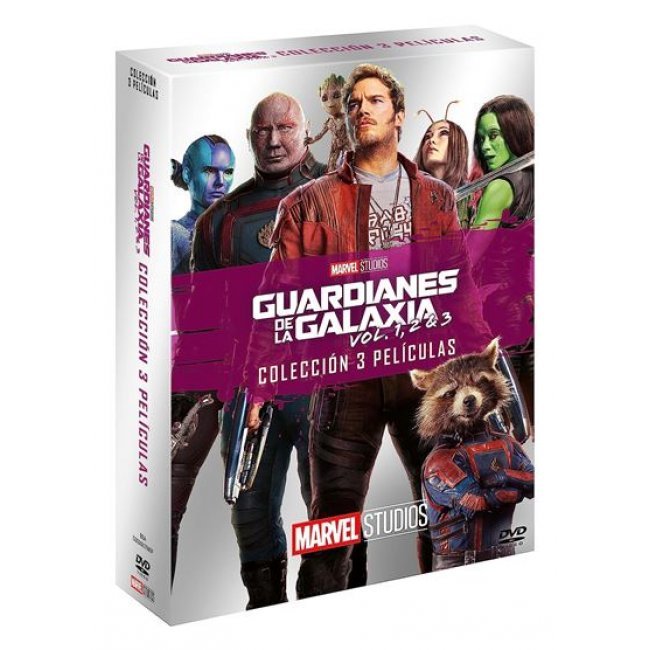 Pack Guardianes de la Galaxia Volumen 1-3 - DVD