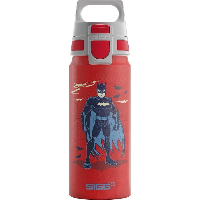 Botella SIGG DC Batman fondo rojo 600ml
