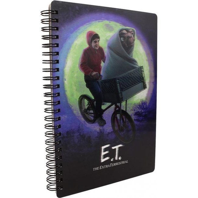 Libreta 3D E.T. Elliot en bici
