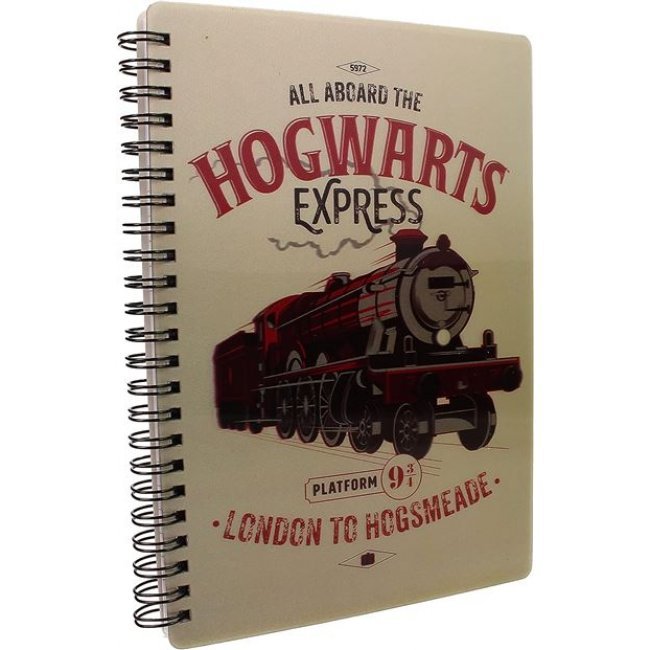Libreta efecto 3D Harry Potter Hogwarts Express