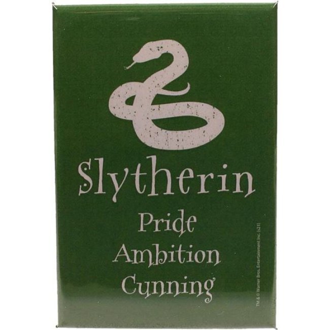 Imán Harry Potter Slytherin Pride Ambition Cunning