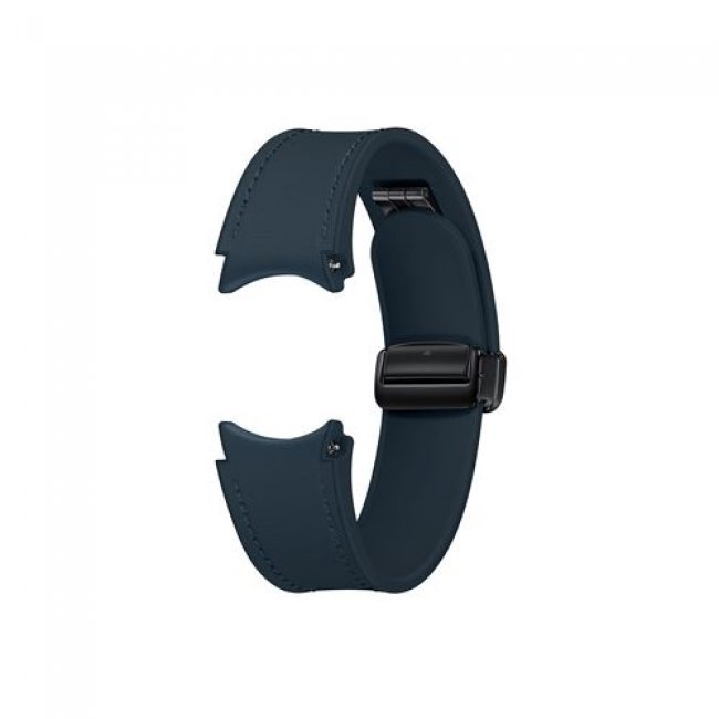 Correa de piel Samsung D-Buckle Hybrid Eco Azul para Galaxy Watch 6 / 6 Classic - Talla S/M