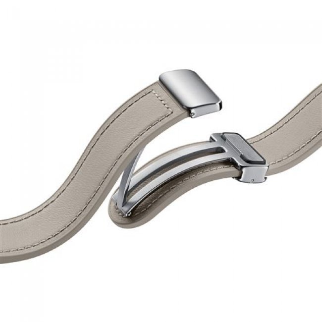 Correa de piel Samsung D-Buckle Hybrid Eco Beige para Galaxy Watch 6 / 6 Classic - Talla S/M