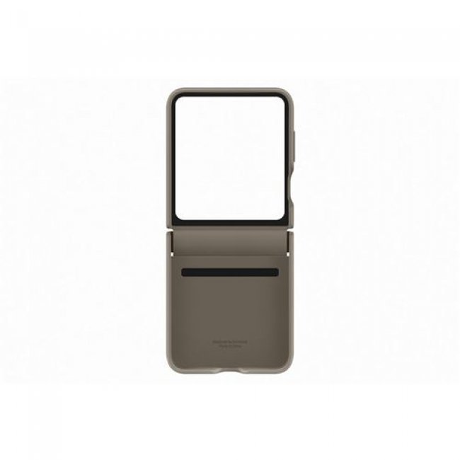 Funda de piel con solapa Samsung Flap Eco Marrón para Galaxy Z Flip5