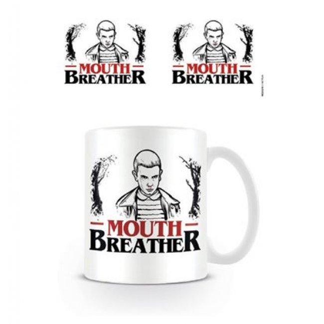 Taza Stranger Things Mouth Breather 315ml
