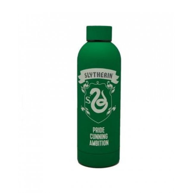 Botella de acero Harry Potter Emblema de Slytherin Pride Cunning Ambition 500ml
