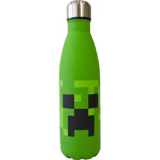 Botella Minecraft Creeper Face 500ml