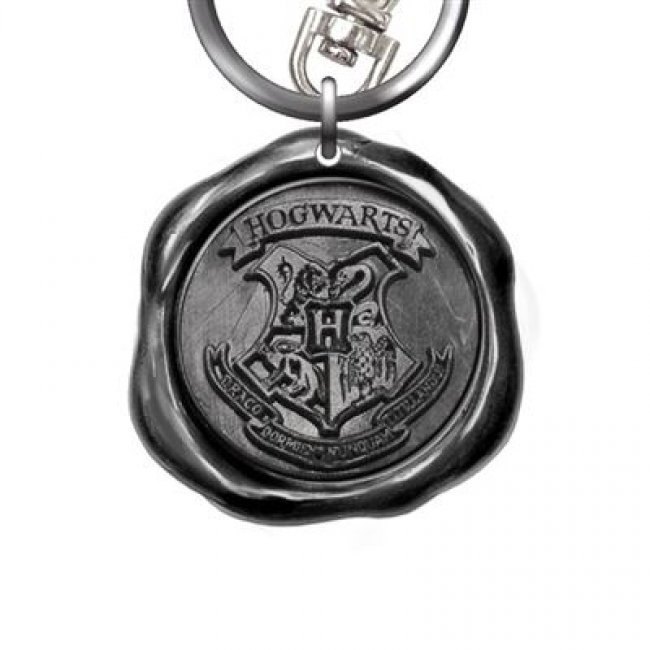 Llavero Harry Potter Escudo de Hogwarts en sello 6cm