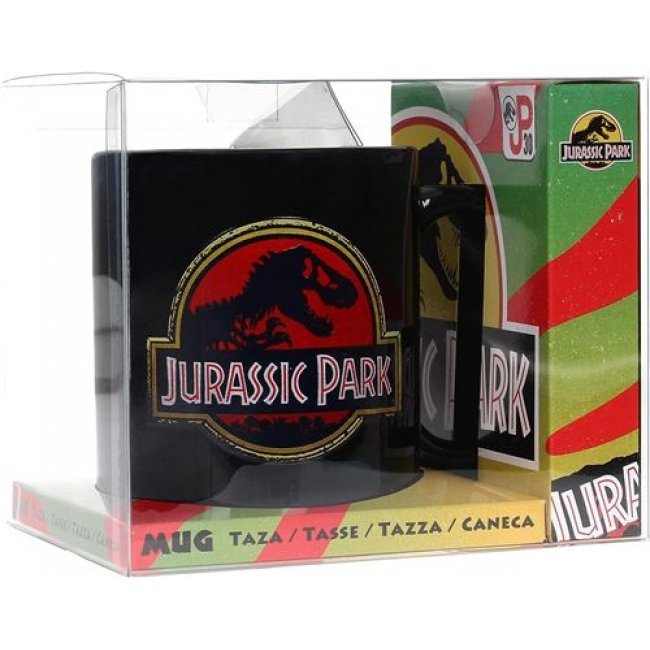 Taza Jurassic Parck Logo