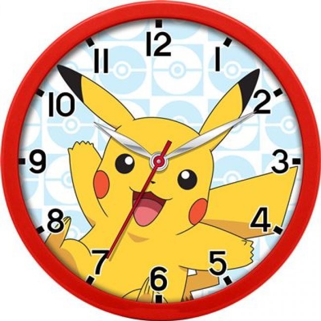 Reloj de pared Pokémon Pikachu