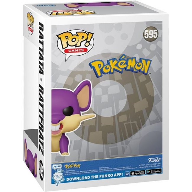 Figura Funko Pokémon Rattata 10cm