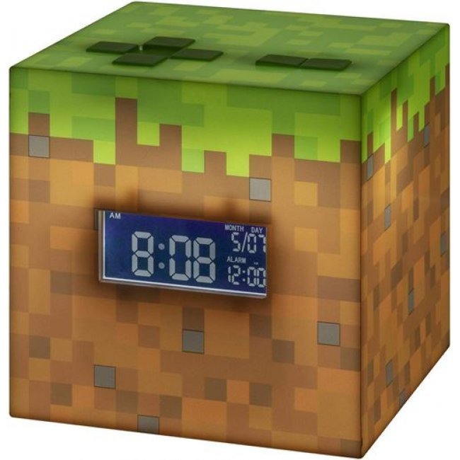 Reloj con alarma Minecraft