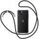 Funda 4-ok Transparente + cuerda Negro para iPhone 15