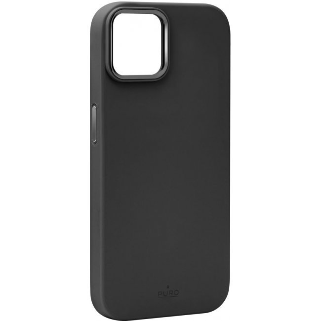Funda Puro Icon MagSafe Negro para iPhone 15 Plus