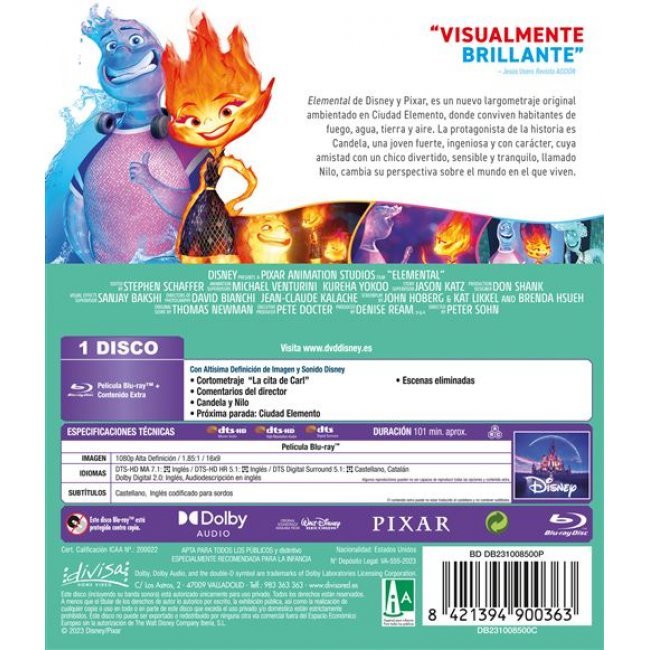 Elemental - Blu-ray