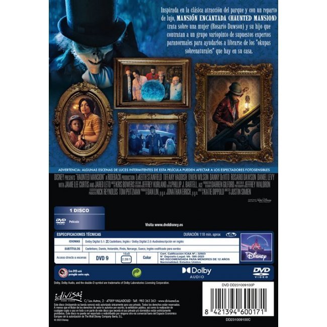 Mansión encantada (Haunted mansion) - DVD