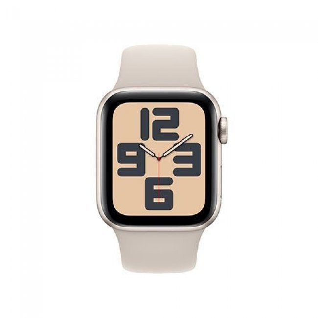 Apple Watch SE 40mm GPS Caja de aluminio Blanco estrella y correa deportiva Blanco estrella - Talla M/L