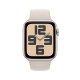 Apple Watch SE 44mm LTE Caja de aluminio Blanco estrella y correa deportiva Blanco estrella - Talla M/L