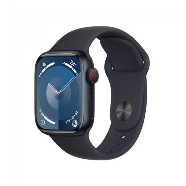 Apple Watch S9 LTE  41mm Caja de aluminio Medianoche y correa deportiva Medianoche - Talla S/M