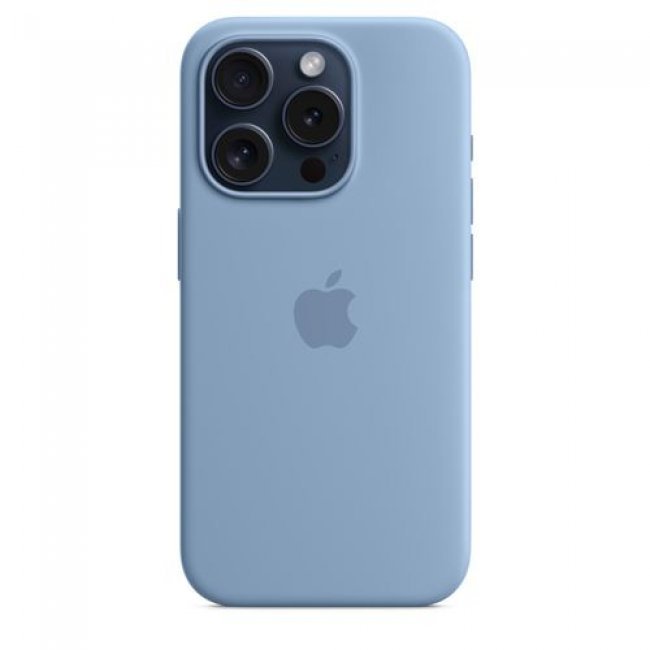 Funda de silicona con MagSafe Apple Azul invierno para iPhone 15 Pro