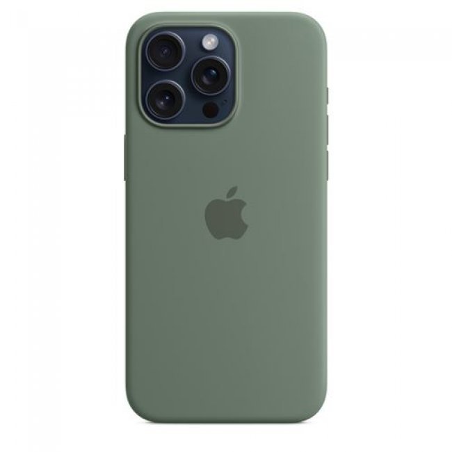 Funda de silicona con MagSafe Apple Ciprés para iPhone 15 Pro Max