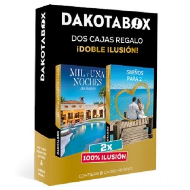 Caja Regalo Dakotabox - Bipack Mil y una noches de ilusión + Sueños para 2 personas