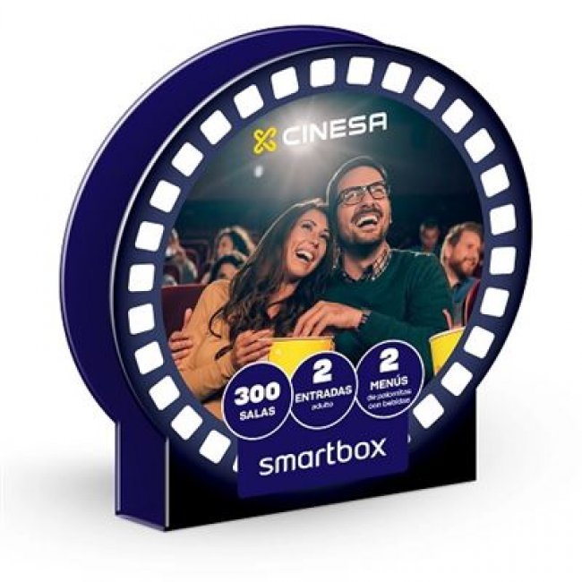 Caja Regalo Smartbox - 2 entradas de Cine con menú y bebidas para 2 personas