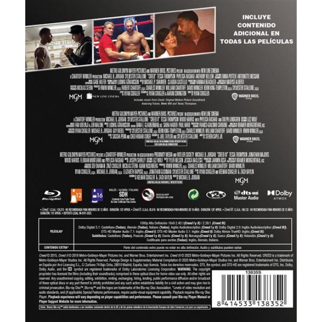 Creed Pack 1-3 - Blu-ray