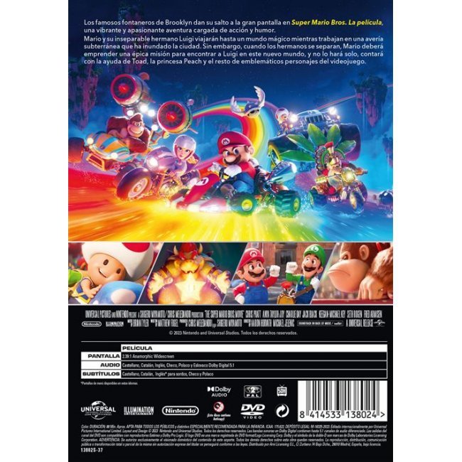 Super Mario Bros: La película - DVD
