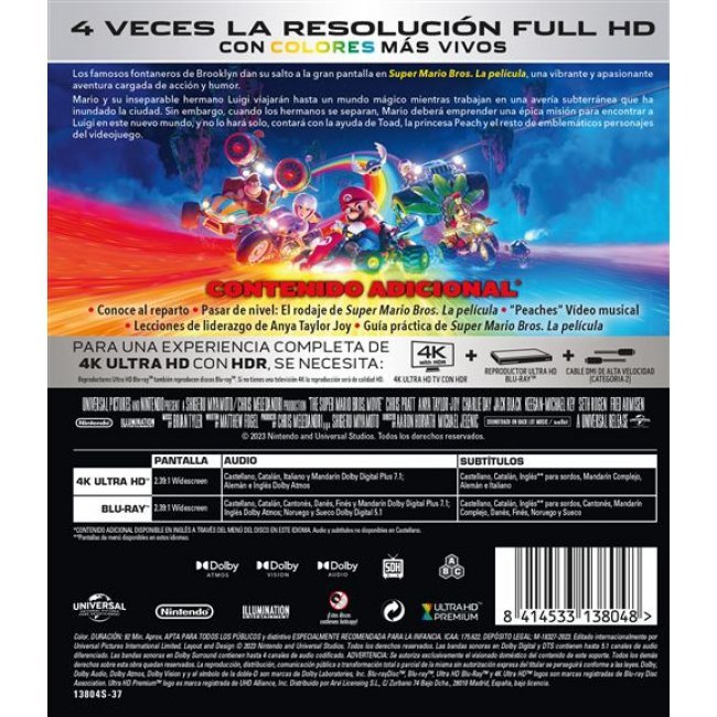 Super Mario Bros: La película - UHD + Blu-ray