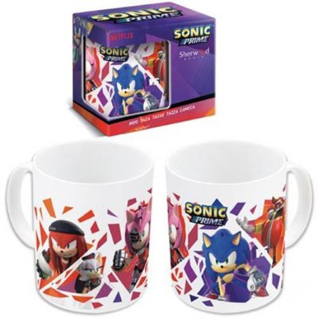 Taza Sonic Prime Personajes 325ml
