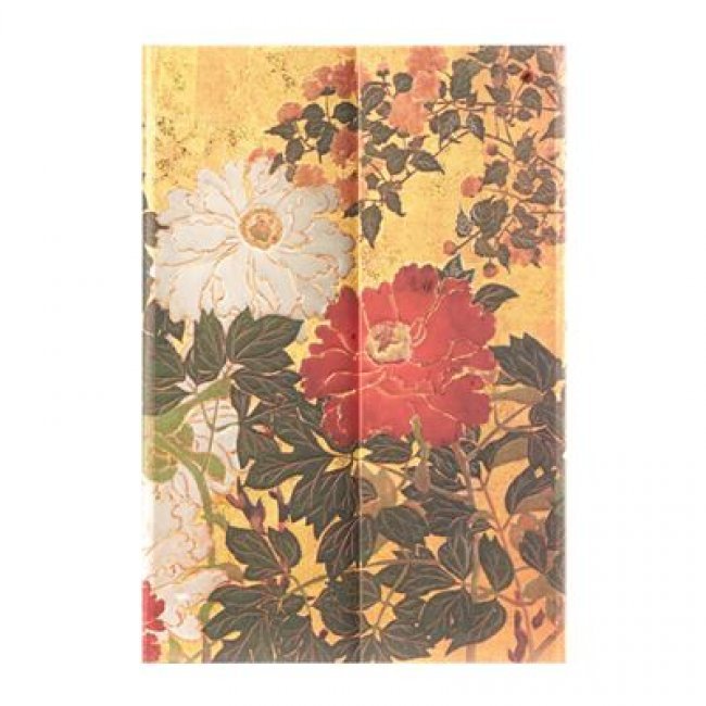 Libreta Paperblanks Mini rayas Rinpa floral Natsu