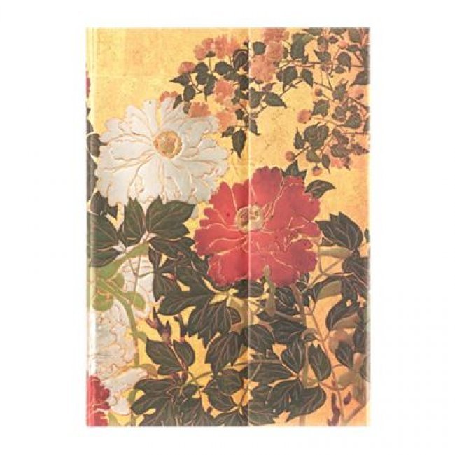 Libreta Paperblanks Midi liso Rinpa floral Natsu