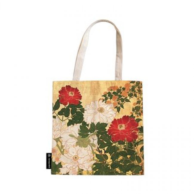 Bolsa de algodón Paperblanks Rinpa floral Natsu
