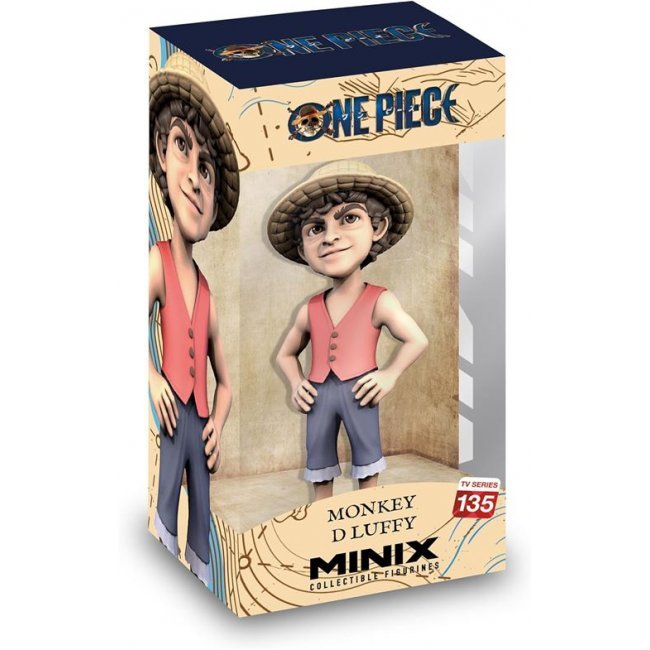 Figura Minix One Piece Netflix Luffy D. Monkey 12cm