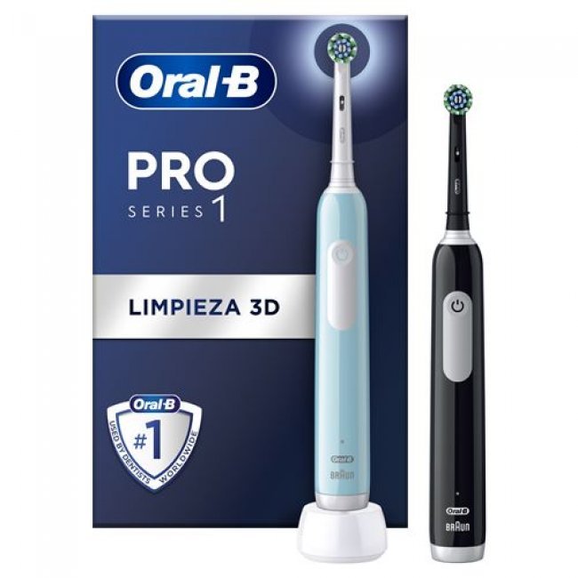 Cepillo eléctrico Oral-B Pro 1 Negro/Turquesa