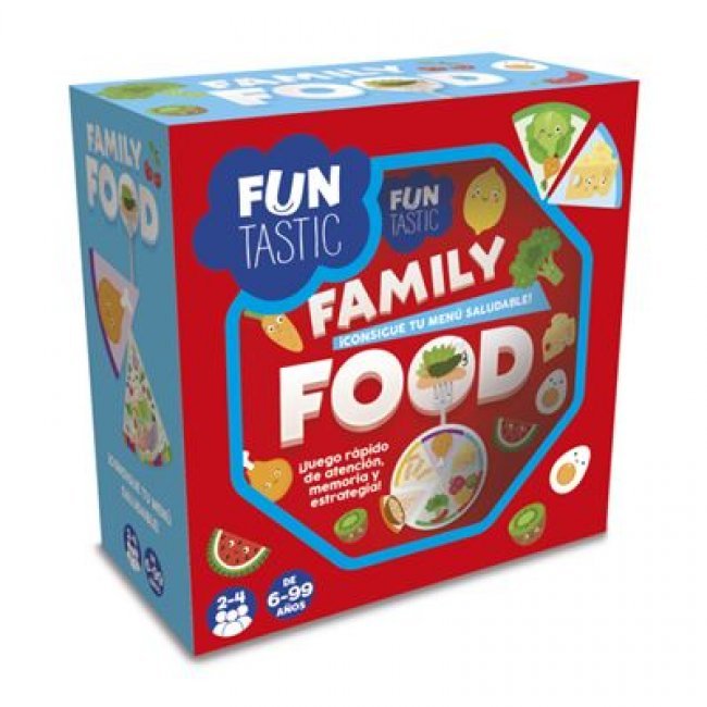 Cartas Funtastic Family Food con caja