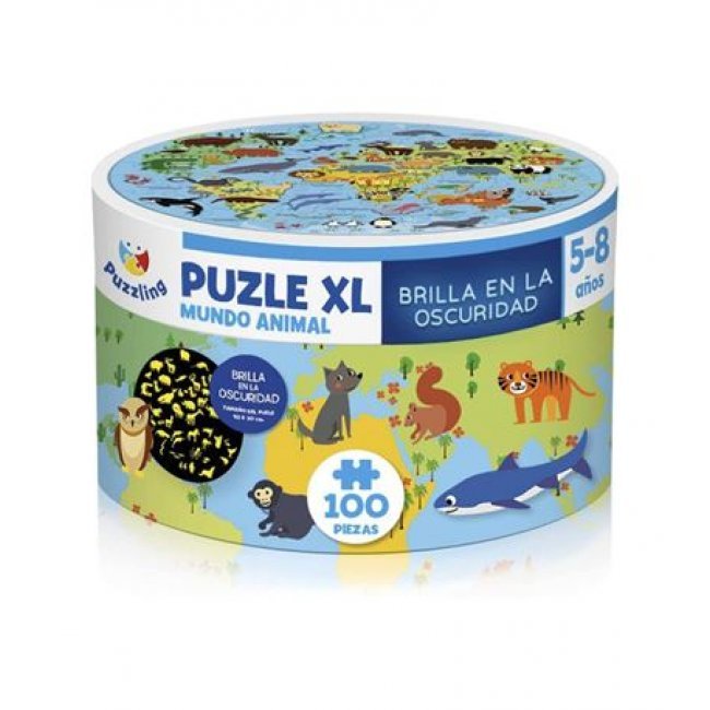 Puzzle Imagiland XL Mundo Animal - 100 piezas