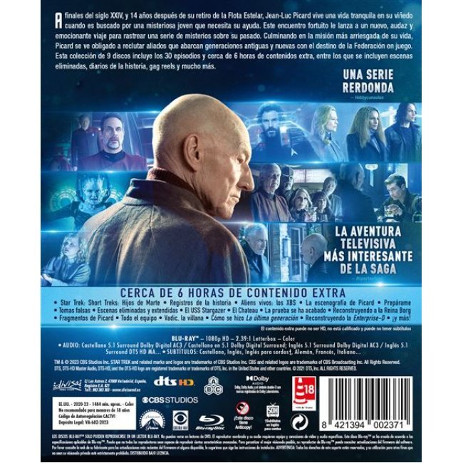 Star Trek: Picard - Serie Completa - Blu-ray