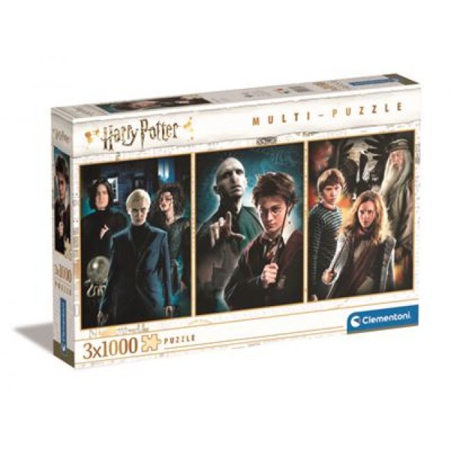 Puzzle Harry Potter - 3 x 1000 piezas