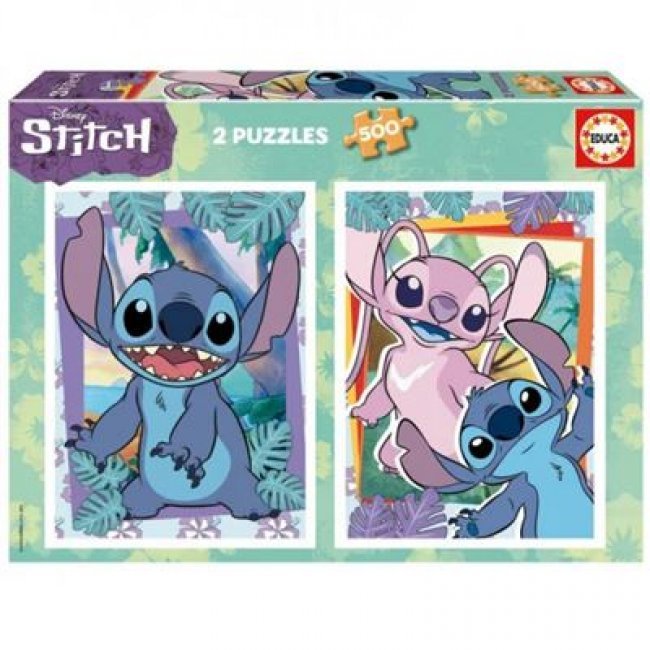 Pack 2 Puzzles Disney Lilo y Stitch 500pzs