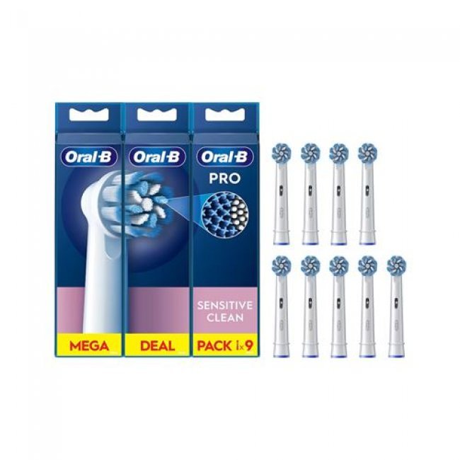 Pack de 9 cabezales de recambio Oral-B Sensitive Clean
