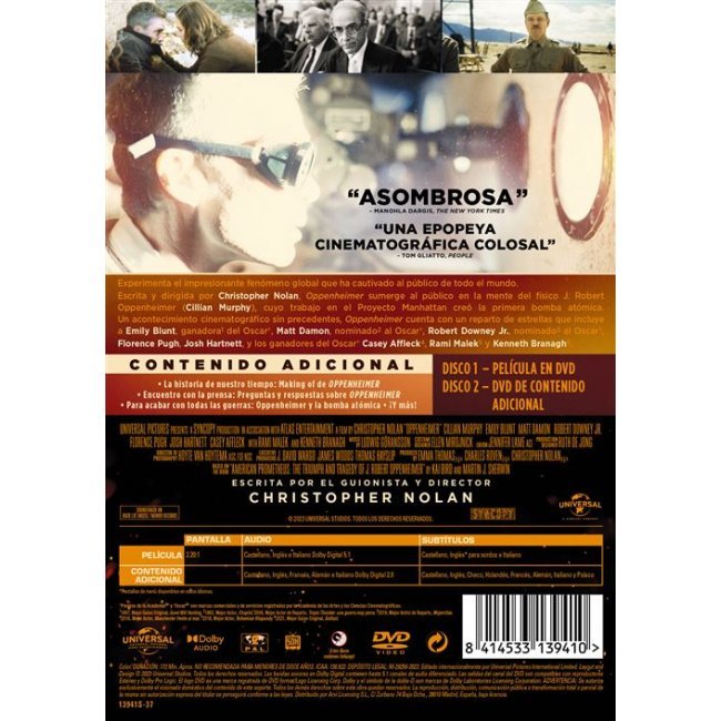 Oppenheimer - DVD + DVD Extras