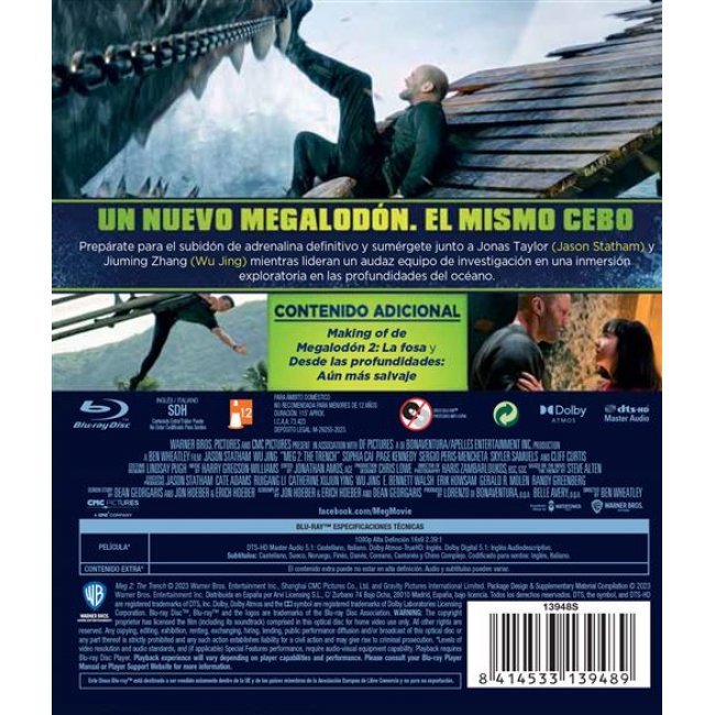 Megalodón 2: La fosa - Blu-ray